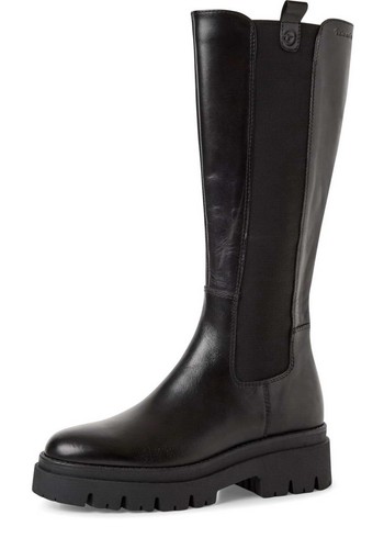 Tamaris stiefel schwarz - stiefel, glatt