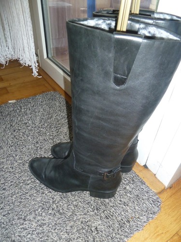 Schwarze langschaftstiefel - schwarze,