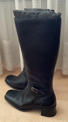 Schwarze langschaftstiefel - schwarze,